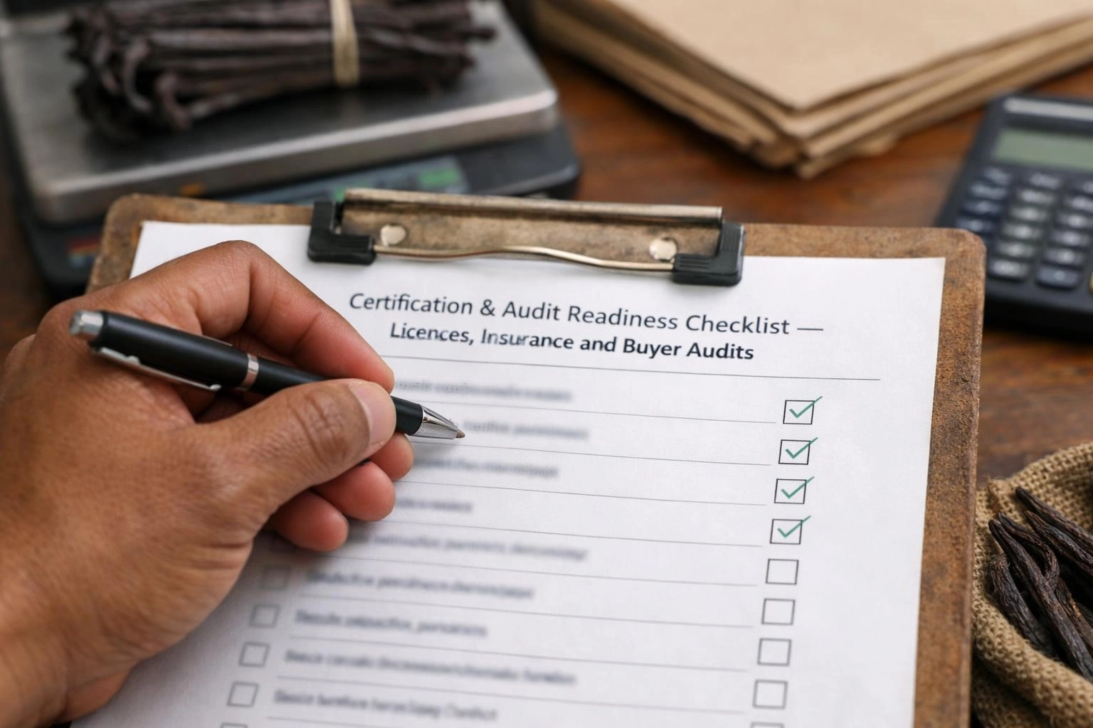 Certification & Audit Readiness Checklist—Licences, Insurance and Buyer Audits