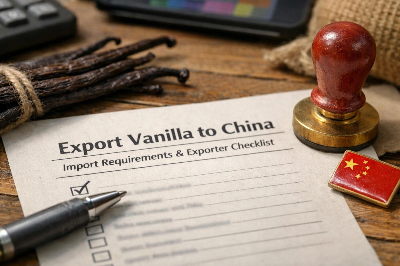 Export Vanilla to China—Import Requirements & Exporter Checklist