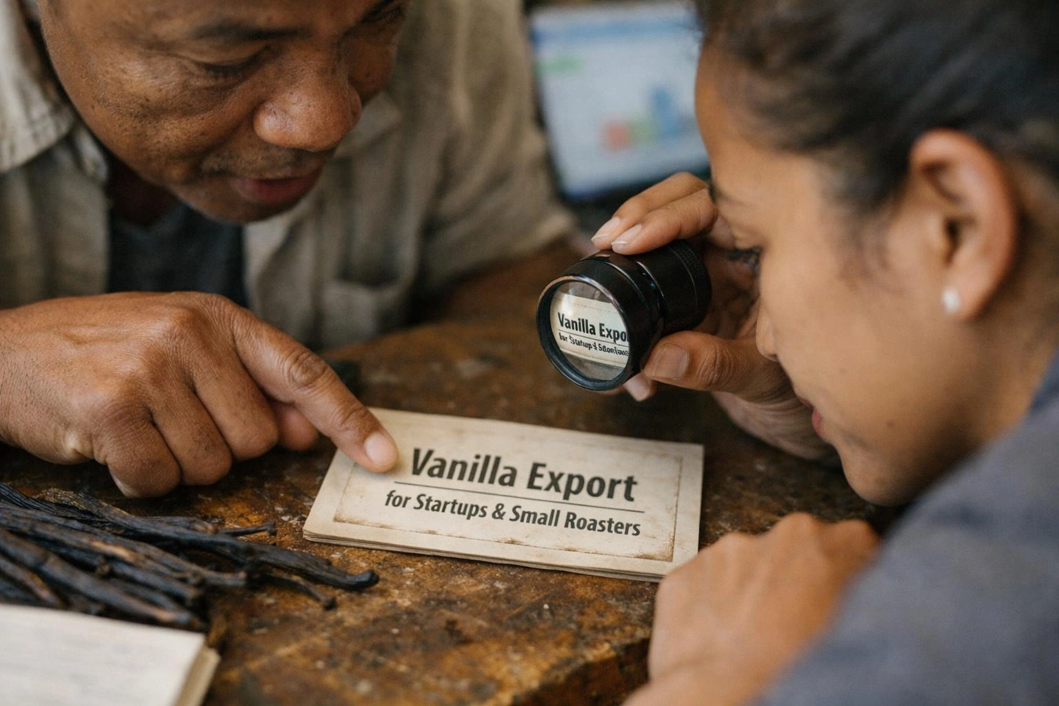 Vanilla Export for Startups and Small Roasters