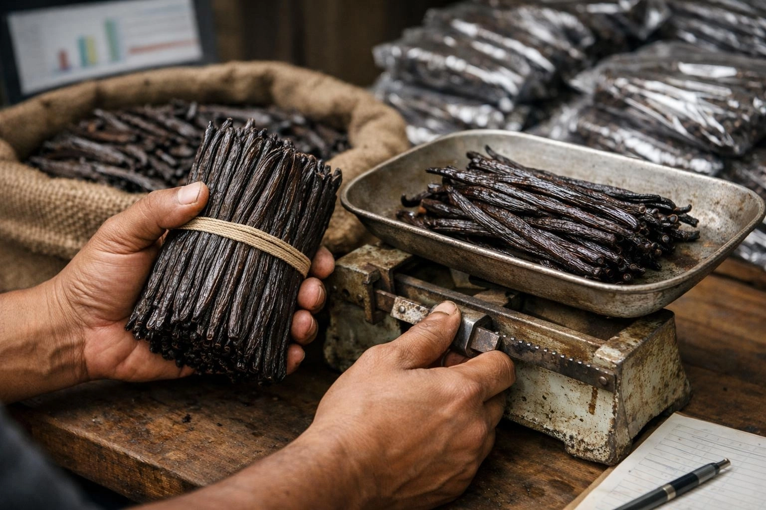 Wholesale vanilla beans for Food Distributors and Wholesalers